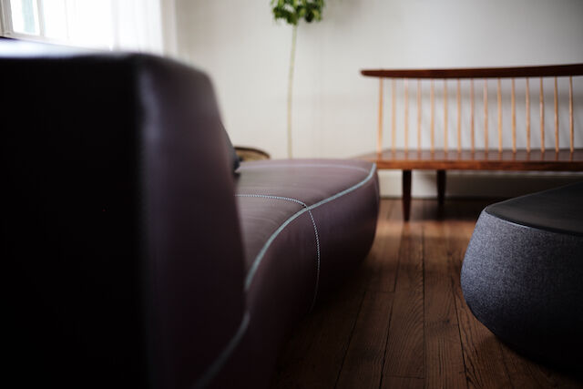 Patricia Urquiola 'Bend' leather sofa B&B Italia