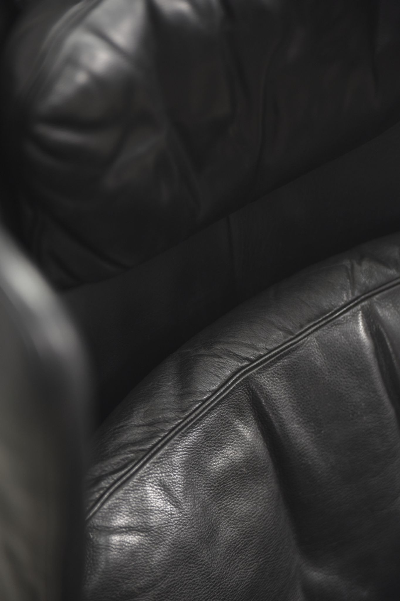 DS-23 leather lounge wing chair by Franz Josef Schulte for De Sede,1980