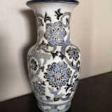 Glazed ceramic baluster vase - Late 19th century