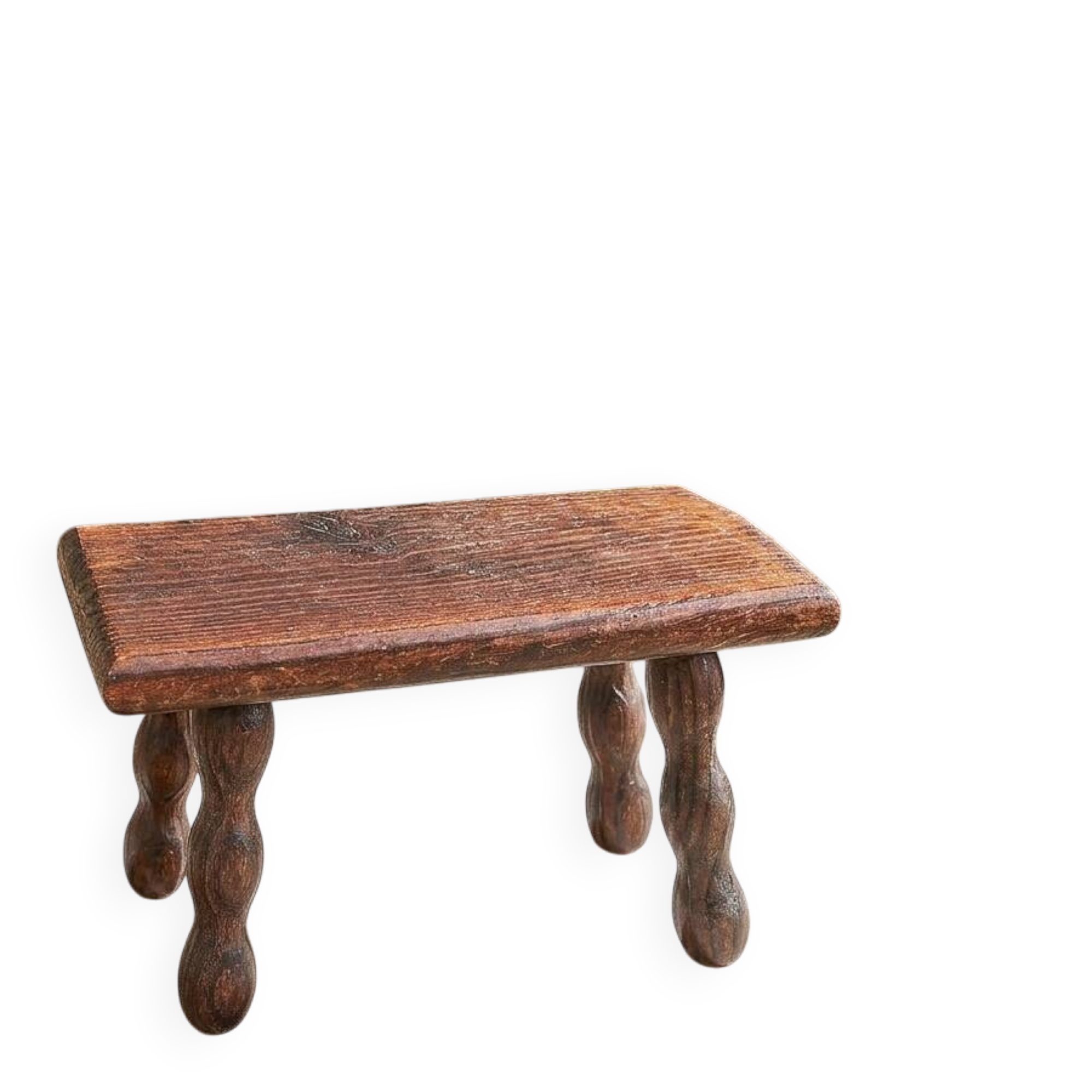 Tabouret bois vintage