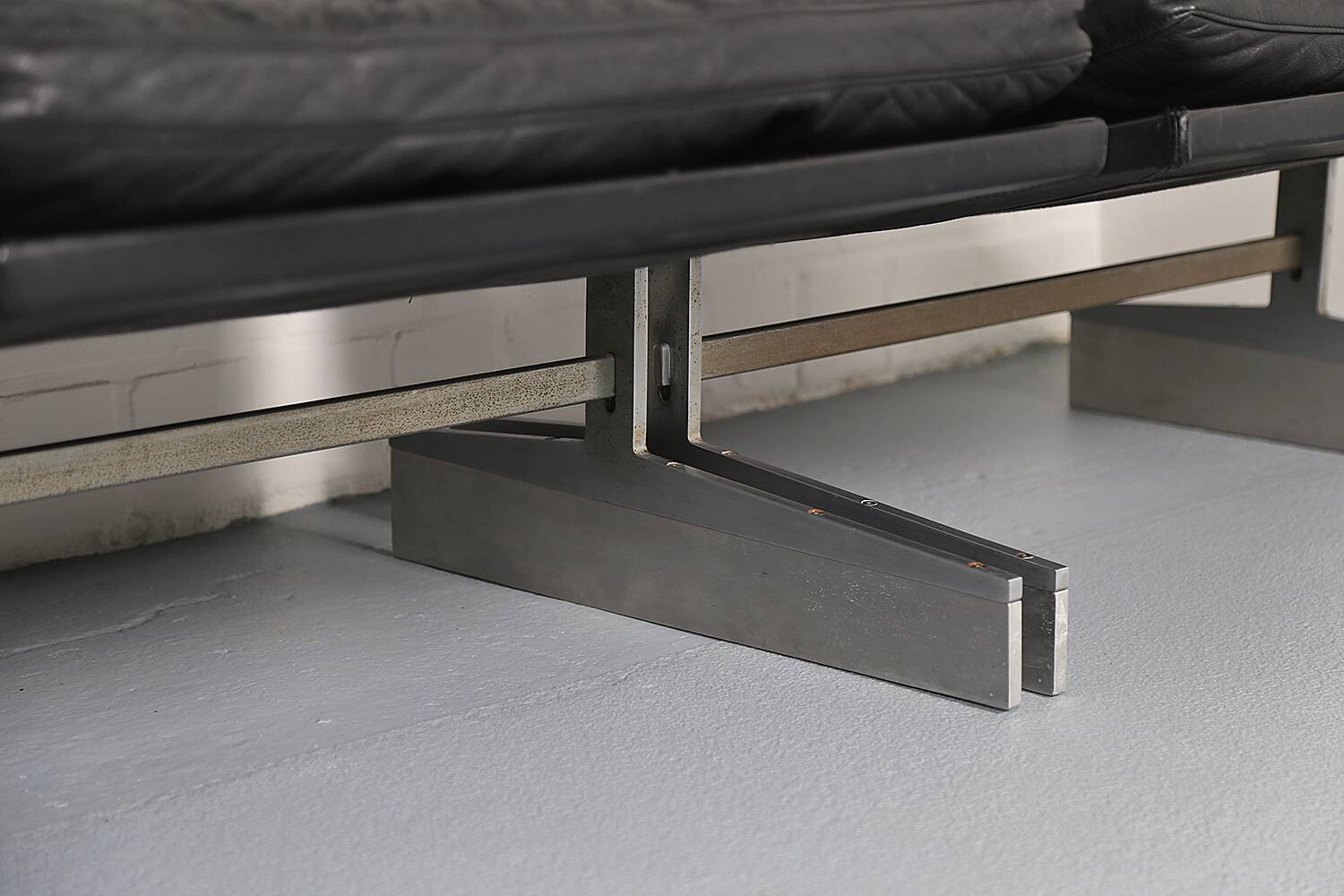 Fabricius & Kastholm Bo-Ex Set BO-562 leather sofa and BO-561 armchair 1960