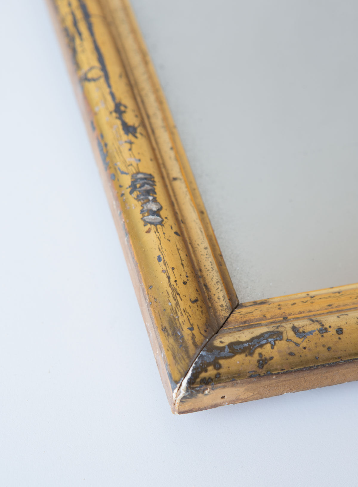 Old golden mirror 19th