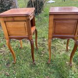 Pair of Bedside Tables Louis XV Style