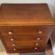 Art deco oak chest of drawers