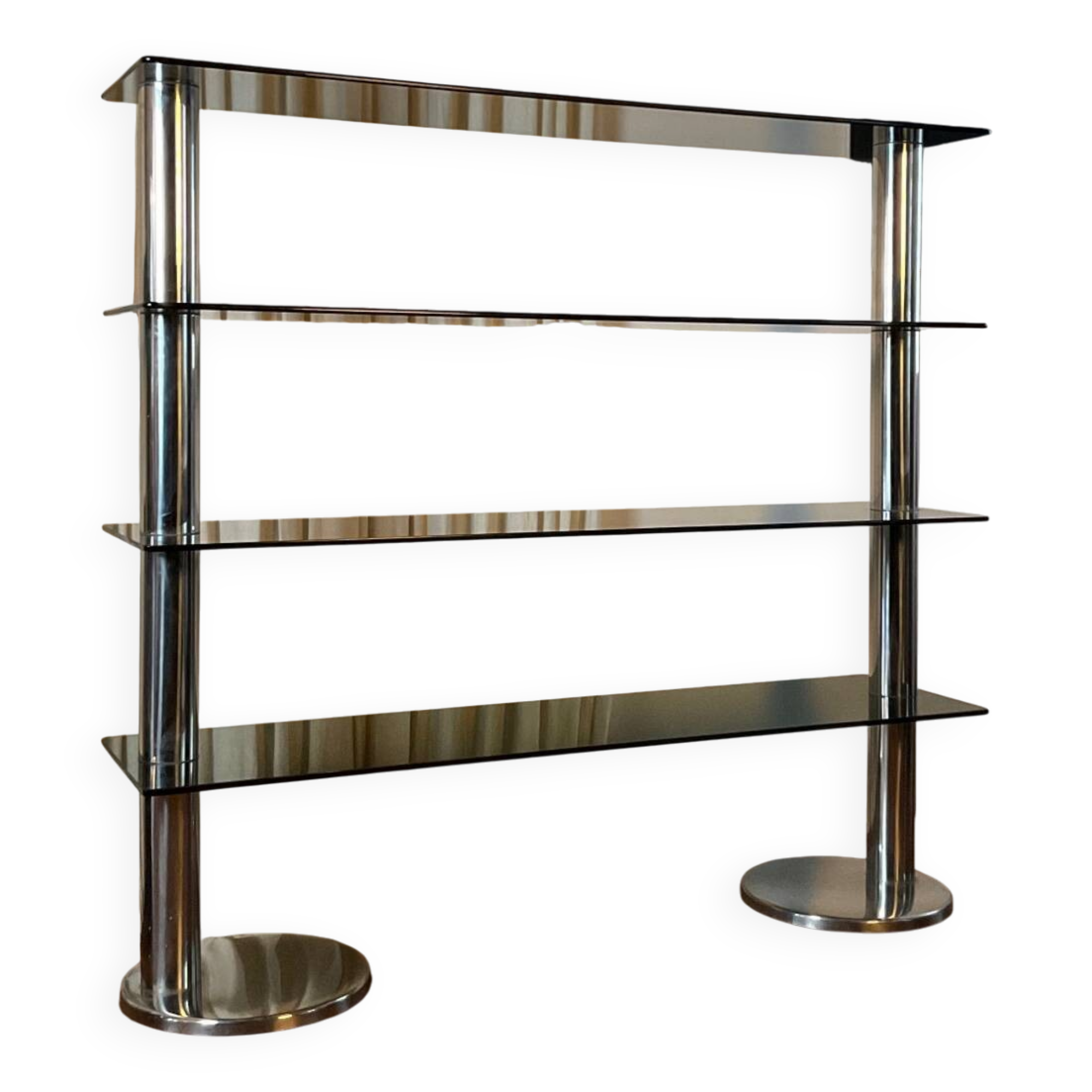 Italian design bookcase/room divider from the 1970s