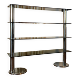 Italian design bookcase/room divider from the 1970s