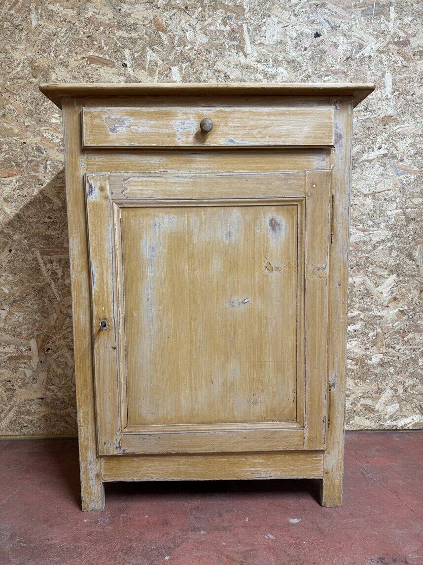 Vintage linden wood confiturier - 1930s - Natural patina