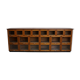 Vintage oak haberdashery cabinet / display cabinet, Netherlands, 1950s