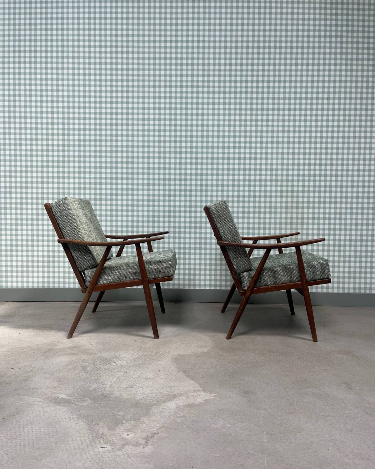 Paire de fauteuils scandinaves Thonet
