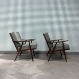 Pair of Scandinavian Thonet armchairs
