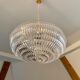 Old Diamond suspension lamp by Aloys Gangkofner Germany