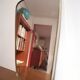 50s brass mirror - 57x36cm
