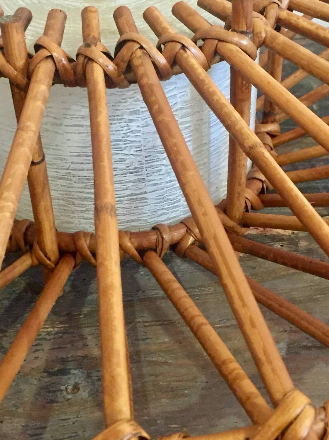 Rattan pendant light