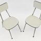 Paire de chaises en formica vintage