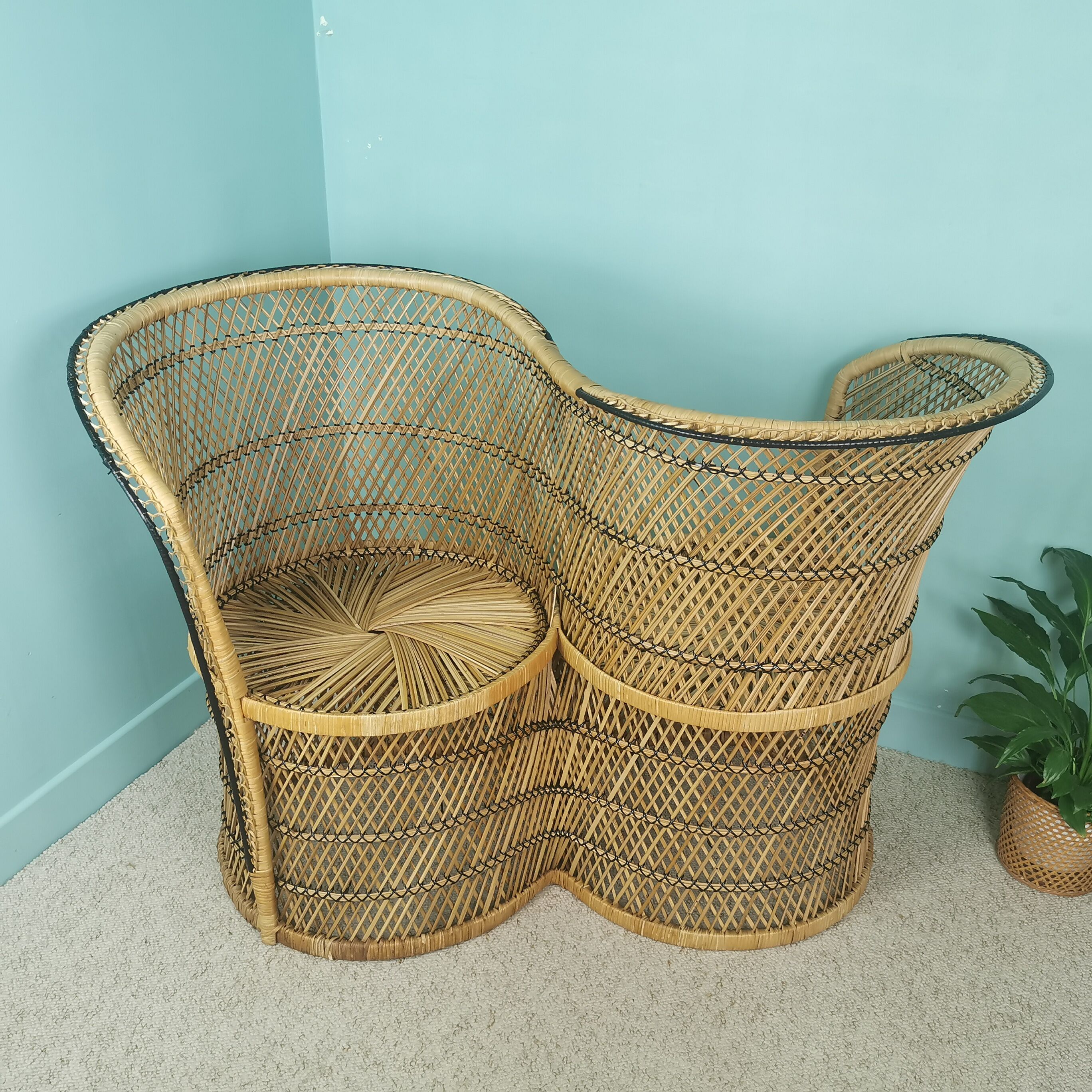 Confidant rattan sofa