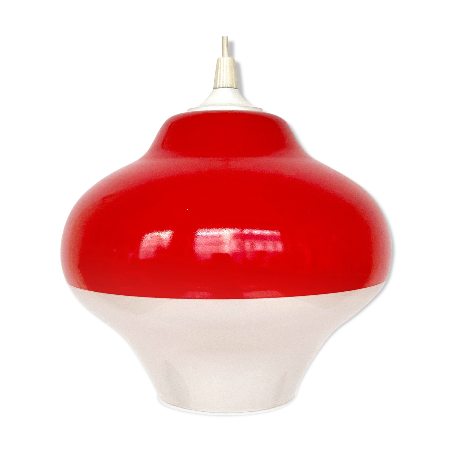 Vintage opaline pendant lamp 70