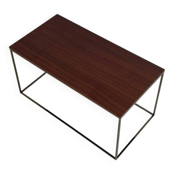 Contemporary teak side table or end table