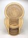 Emmanuelle in rattan and wicker armchair Italy 1960's