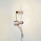 Peter Nelson brushed aluminium FA floor lamp, 1960's