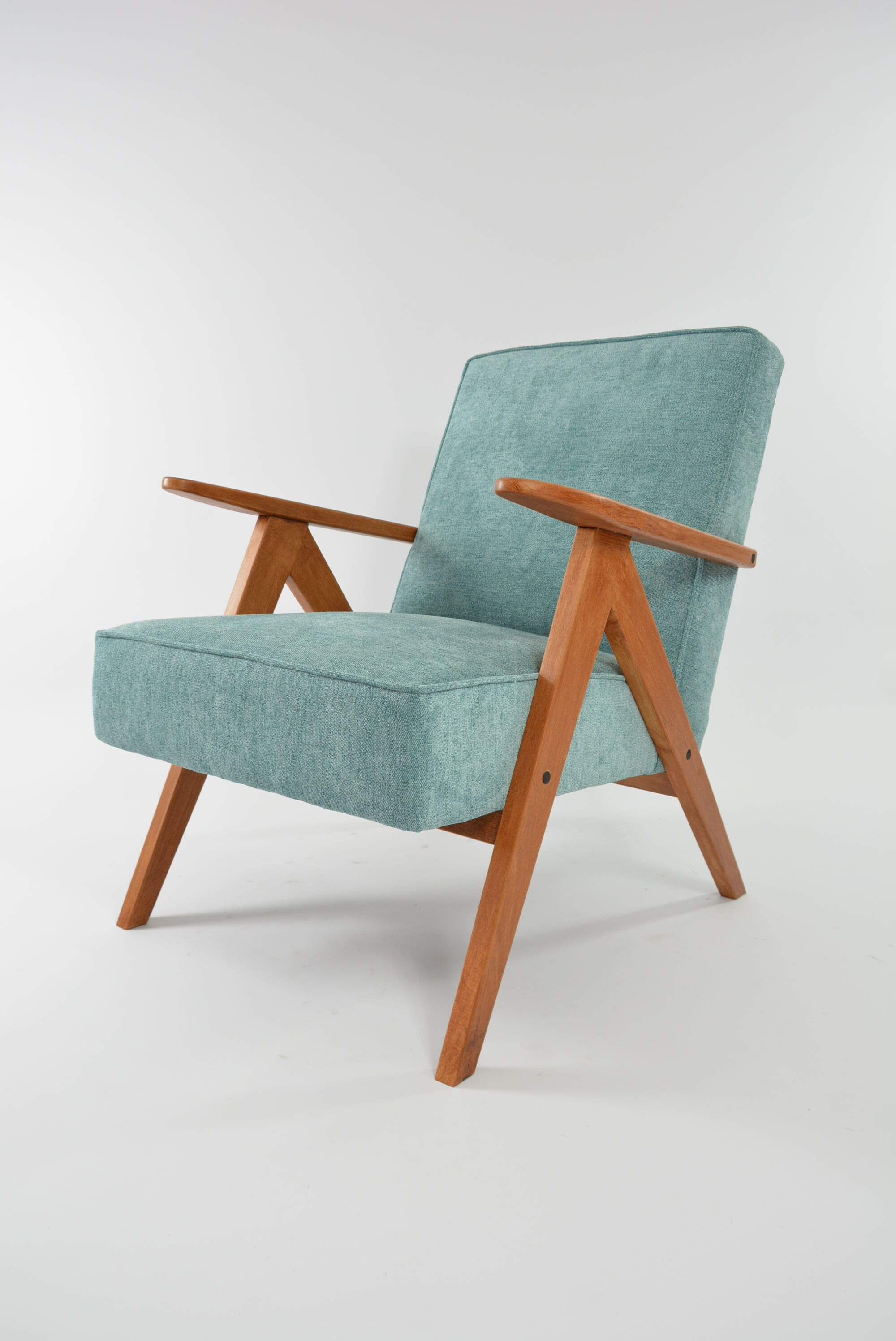 Fauteuil Komas canard chiné