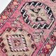 3x12 Soft Pink Vintage Runner Rug, Handwoven Antique 60s, 91x359Cm