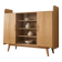 Vintage wooden wardrobe/display cabinet/wall unit