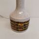 Italian table lamp in beautiful cracked glaze. estimated 1960s