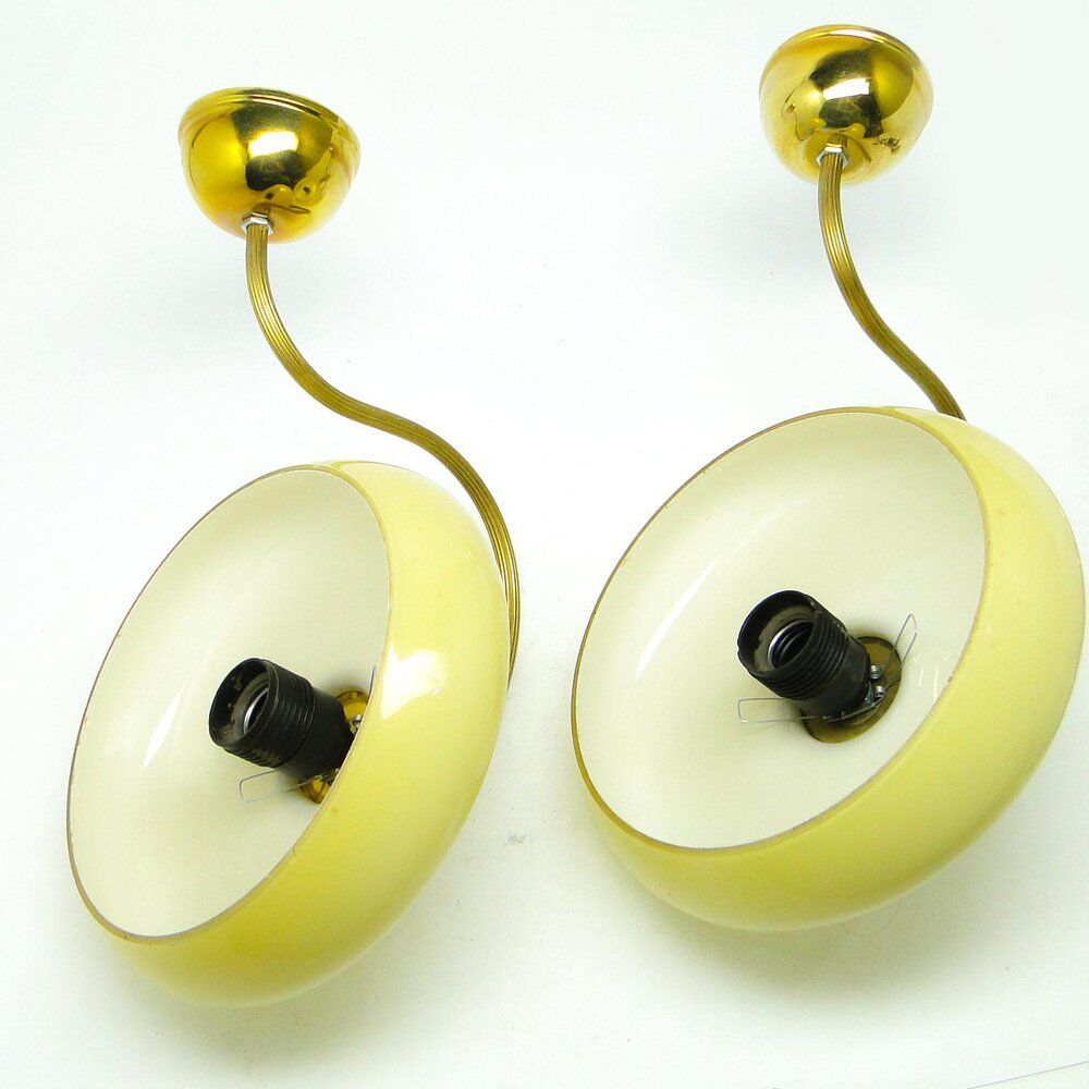 Art Deco sconces, Poland, 1950s, set of 2
