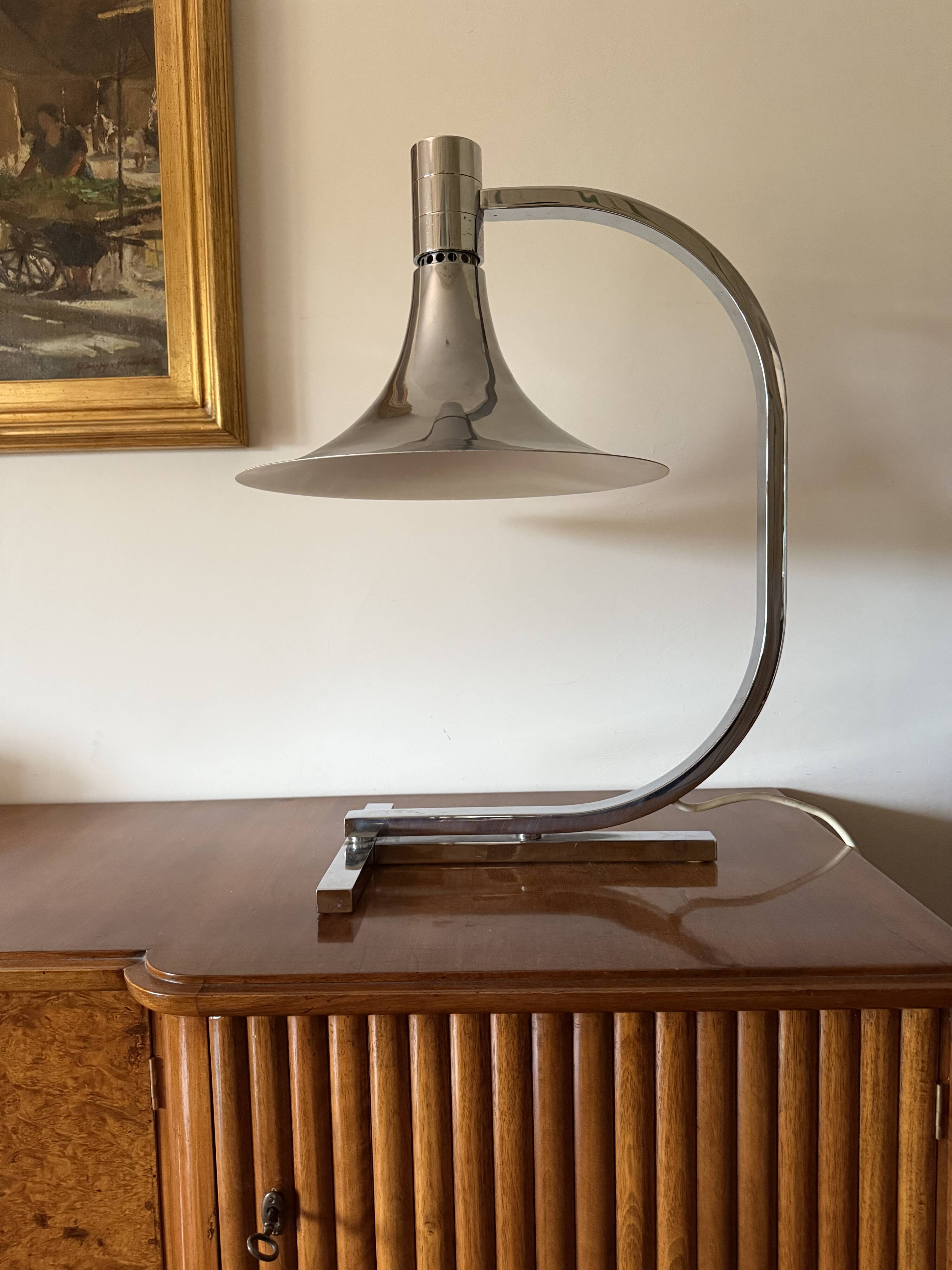 Franco Albini Franca Helg, Mod. AM/AS table lamp, Sirrah Italy 1969