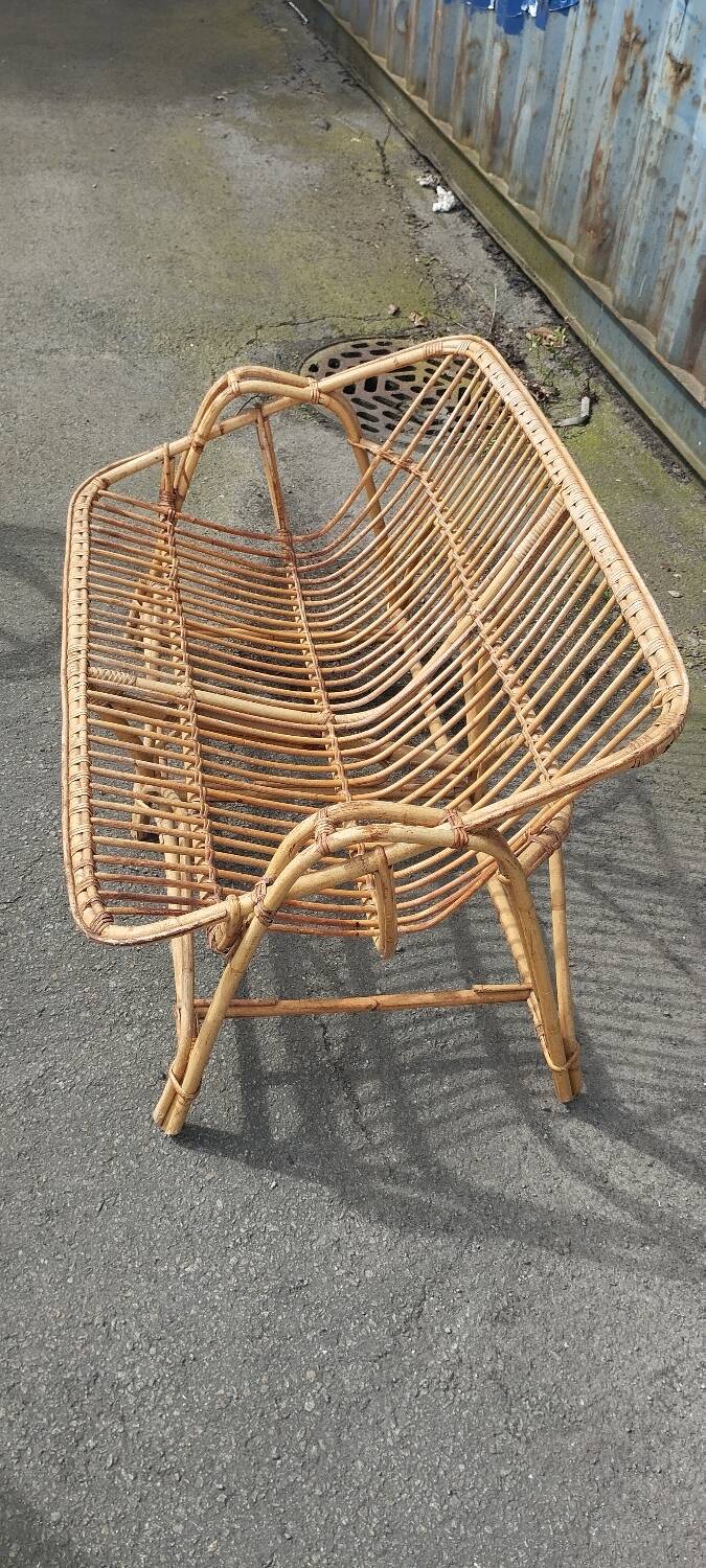 Rattan garden furniture from the 70s