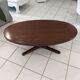 Vintage Baumann oval coffee table 1970s