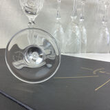 6 Baccarat crystal flutes made in france