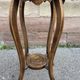 Antique French Art Deco pedestal table 1930s oak plant holder