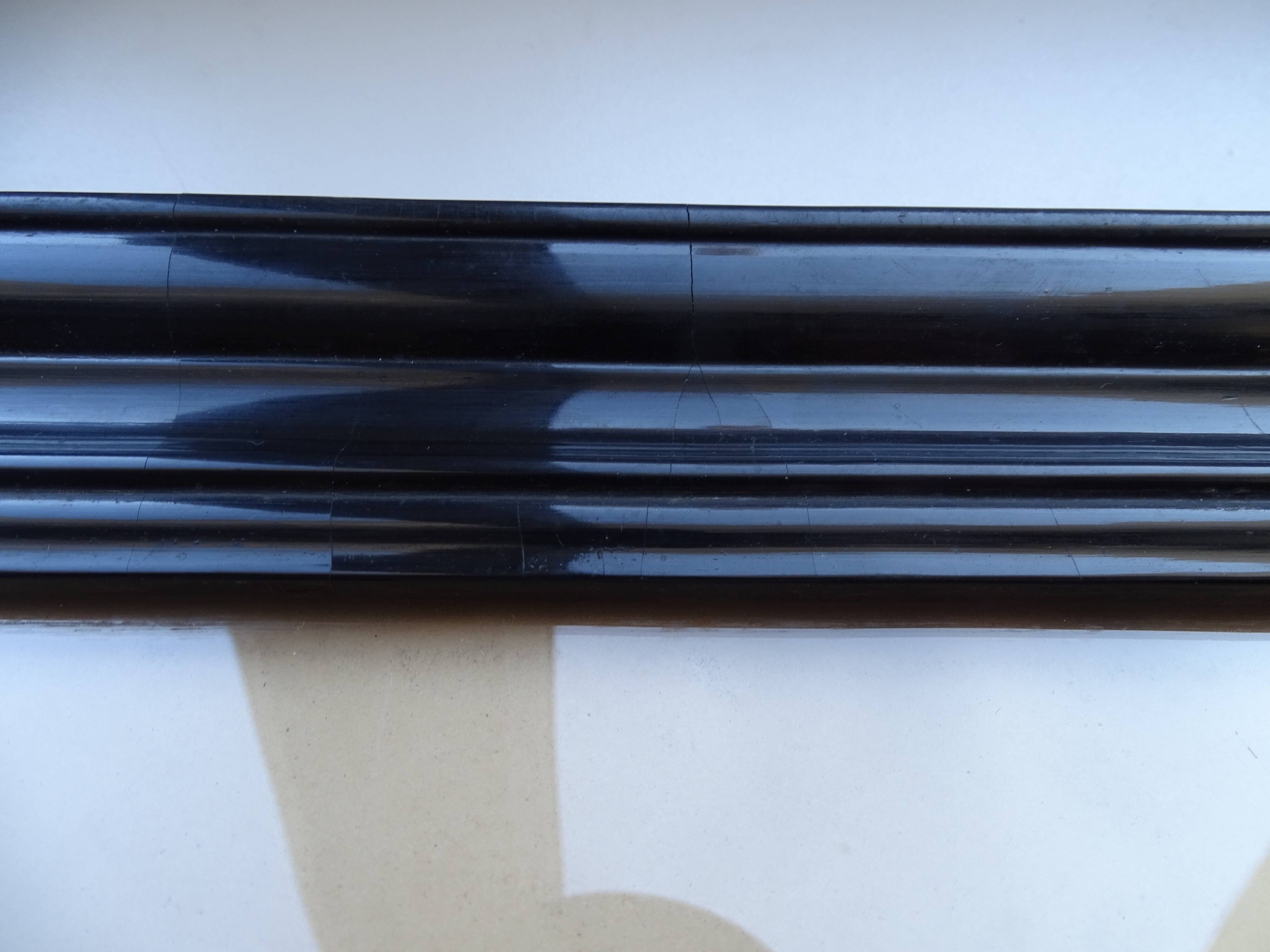 19th century pastel painting - Napoleon III blackened wood frame 40.5 x 35.5