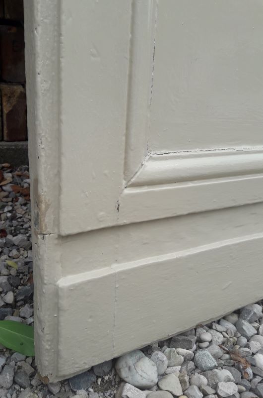 Old glazed communication door, 81x224cm
