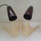 Pair of vintage bakelite table lamps from West Germany in the 1960s