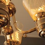 Italian lampadario in glass of Murano 1940s In ottime Conditions