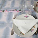 Hand embroidered tablecloth