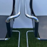 Paire de chaises MR 10 avec lacets Mies Van der Rohe, Knoll International