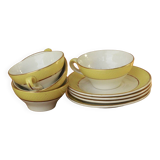 lot of old cups and saucers