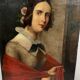Portrait d'une jeune femme école italienne