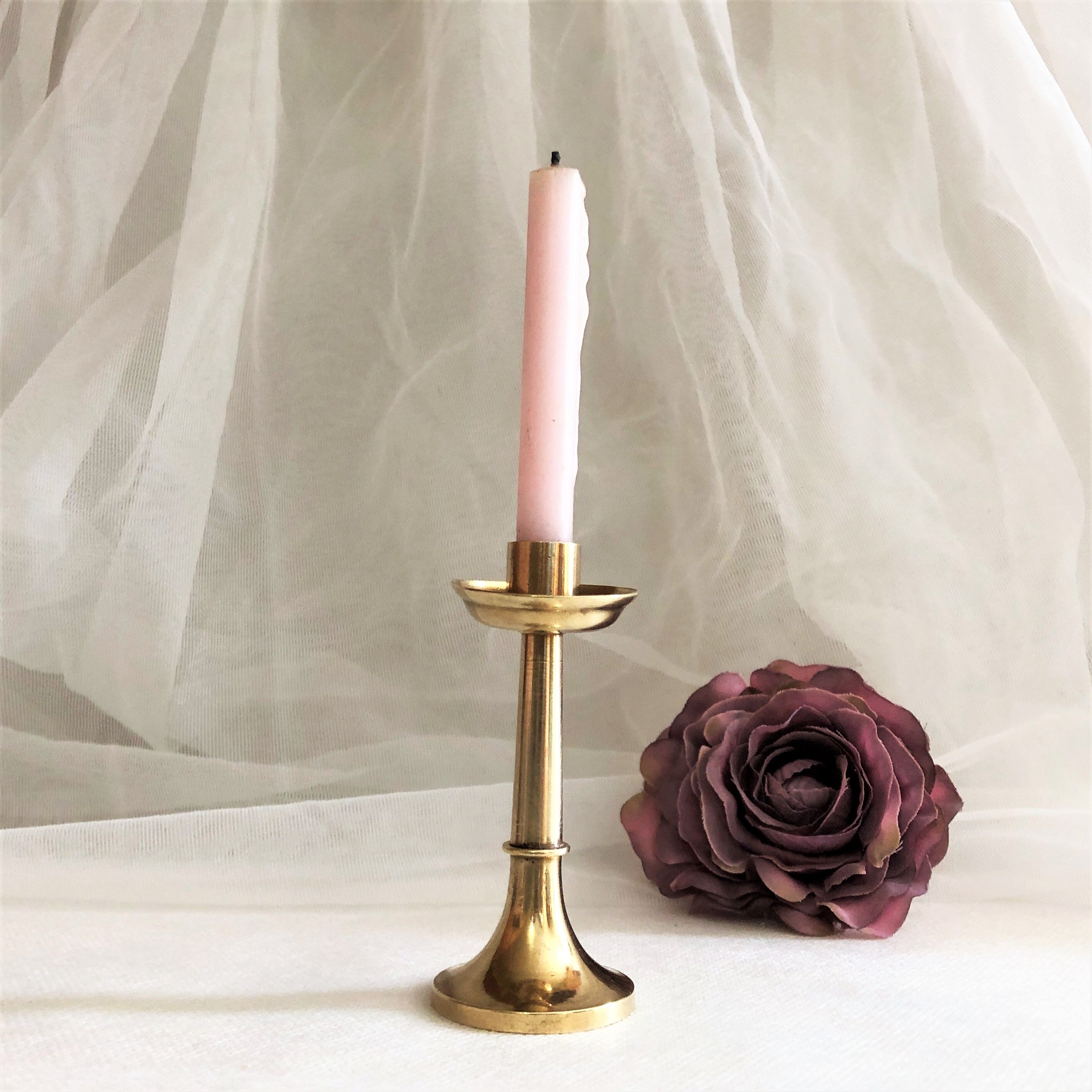 Mini bronze candle holder XIXth
