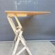 Table with architect's mechanism 1960 in white lacquered wood