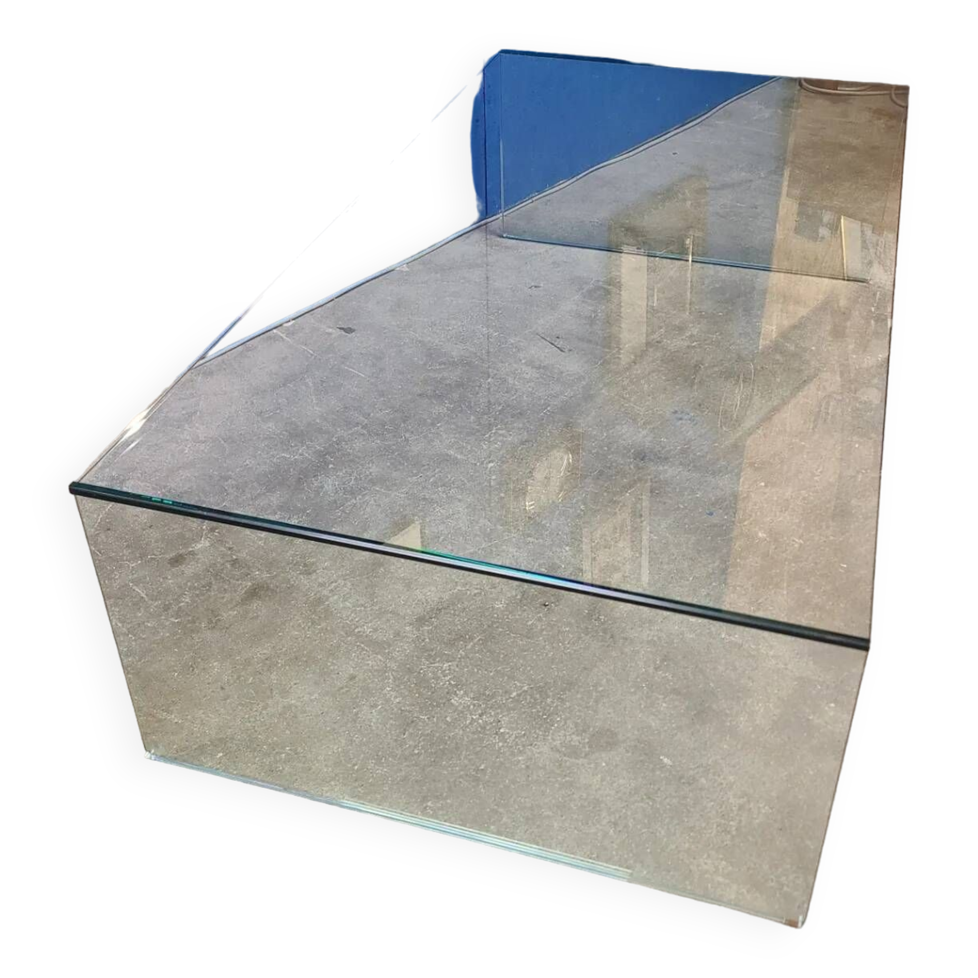Table basse Eden en verre, années 80 par Tonelli Design