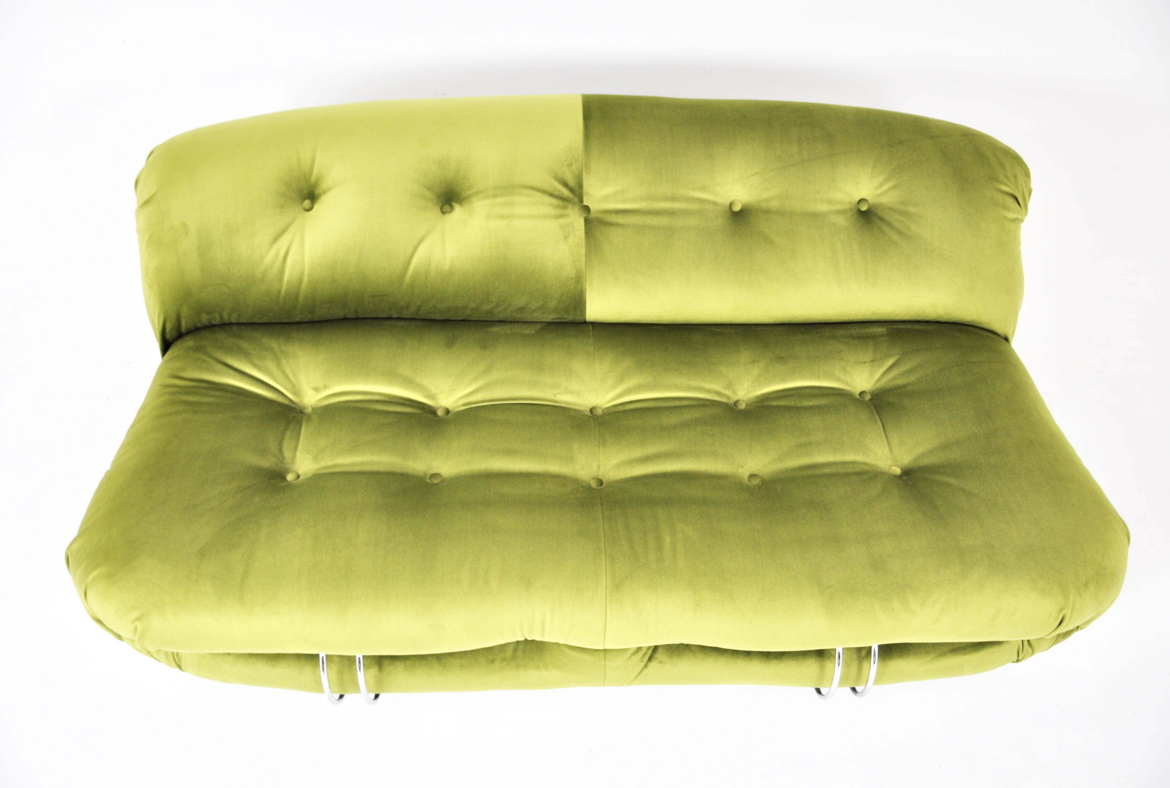 Soriana sofa by Afra & Tobia Scarpa for Cassina, 1970s
