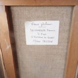 Old fisherman's marine painting signed