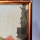 Oil on panel signed Anne Casteret