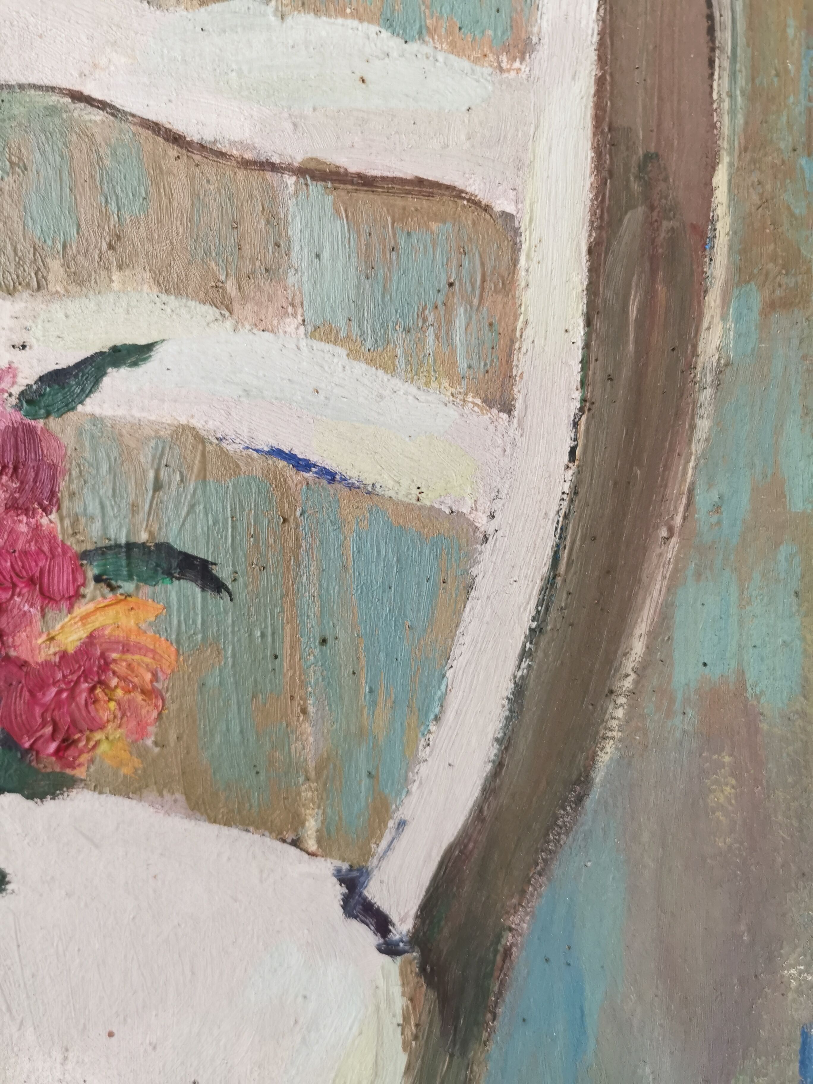 Set of 3 old still life paintings