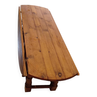 Large coffee table with folding top