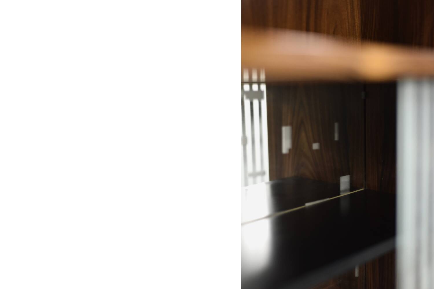 Vintage Mid-Century Scandinavian Modern Rosewood Highboard with Glass, 1960